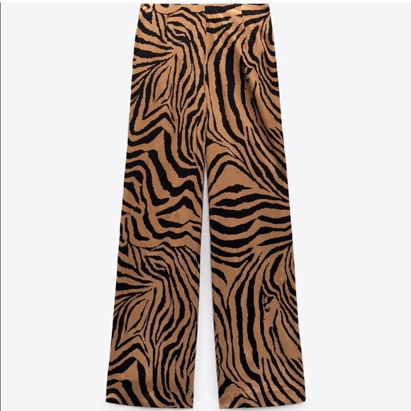 Zara animal print trousers - Picture 6 of 6